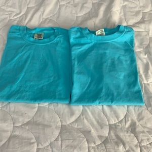 Light blue T-shirt brand comfort colors